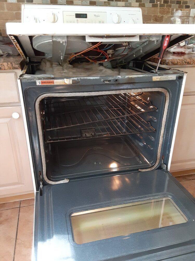 appliance repair stove repair replaced heating element east 3rd court chuluota fl 32766