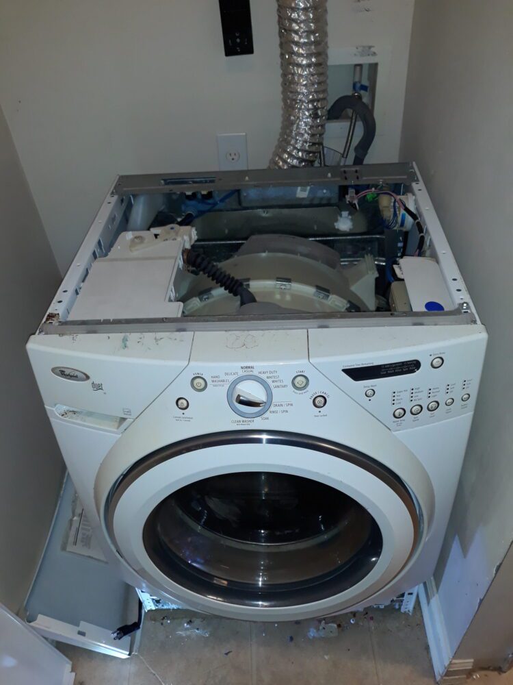 appliance repair washing machine repair installed new drain pump dollanger court bay hill orlando fl 32819