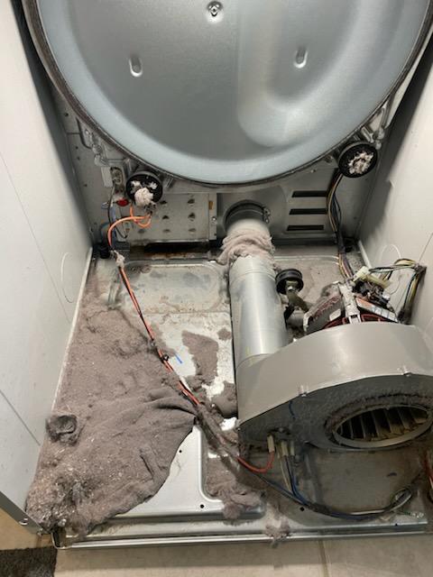 appliance repair dryer repair heating element assembly replacement and lint clean out doer ln paradise heights apopka fl 32703