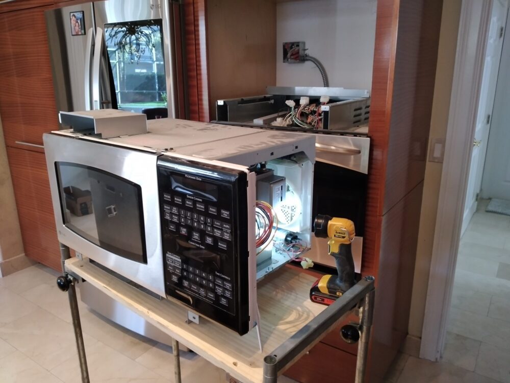 appliance repair microwave repair replaced bad magnetron ohio street goldenrod winter park fl 32792