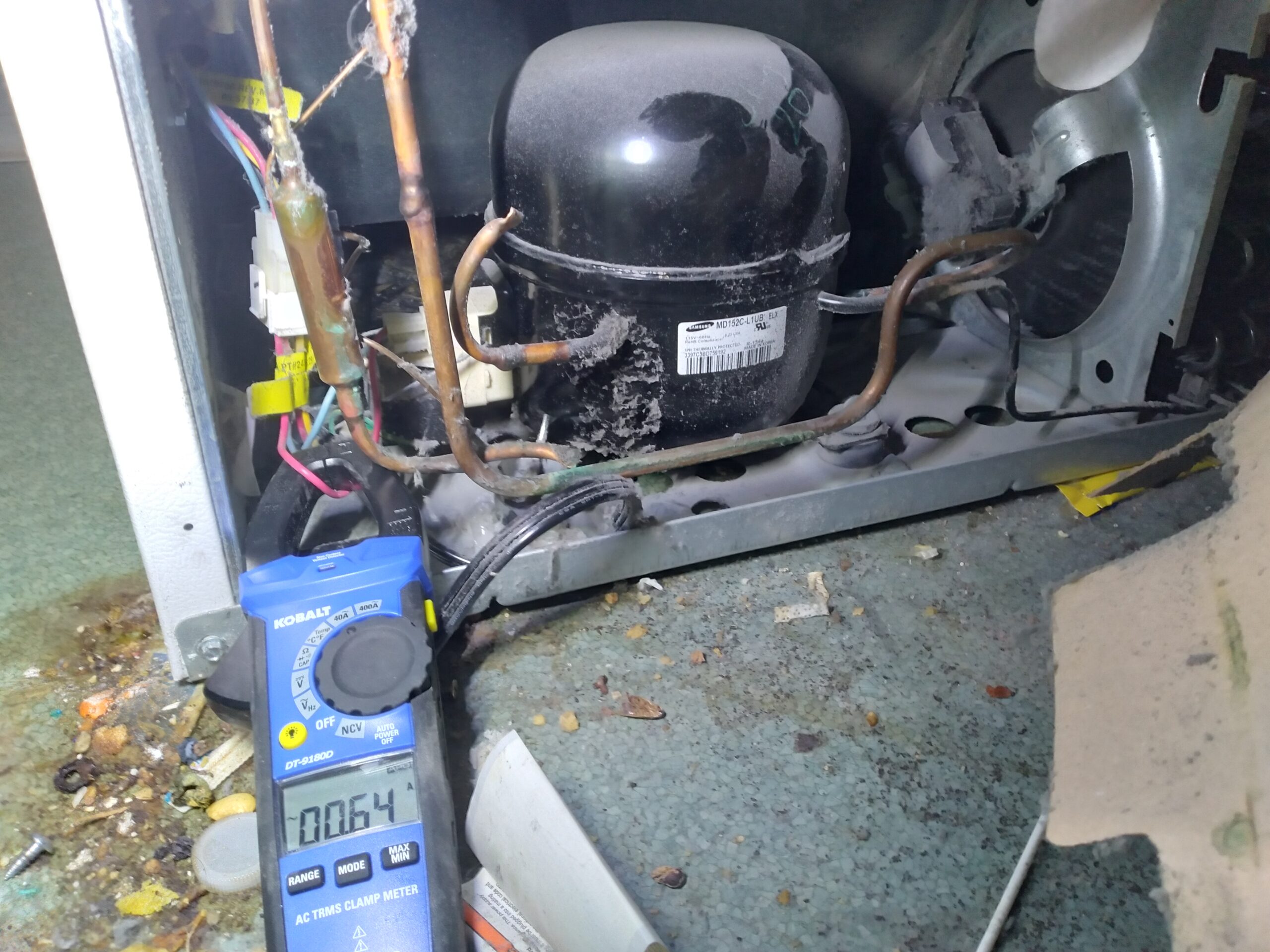 appliance repair refrigerator repair low amp reading at compressor needs replacement e oak ridge rd pine castle fl 32839