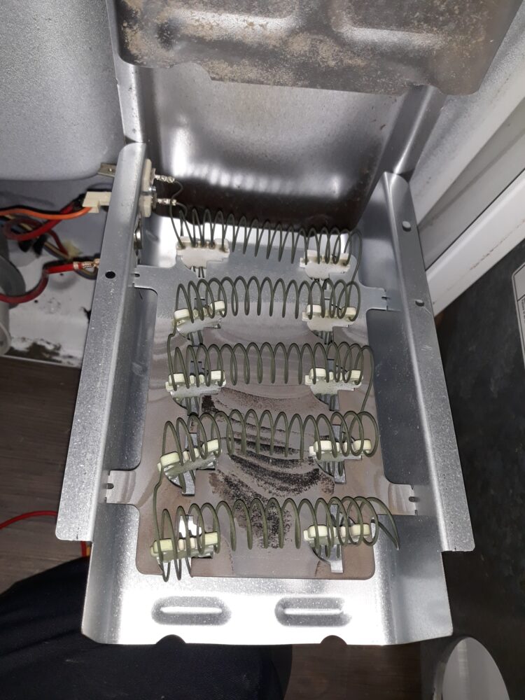 appliance repair dryer repair replacement of heating element assembly montana ave st cloud fl 34769