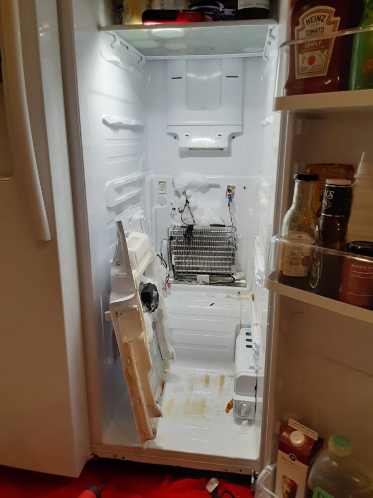 appliance repair refrigerator reapir bad evaporator delano lane williamsburg orlando fl 32821
