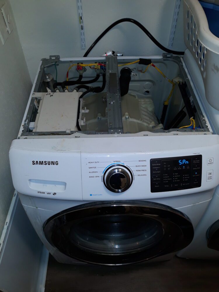 appliance repair washing machine repair replace broken drain pump oak street tangerine mount dora fl 32757