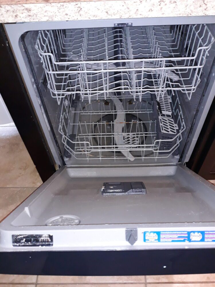 appliance repair dishwasher repair repaired by installing a new fill funnel assembly elvira st lake helen fl 32744