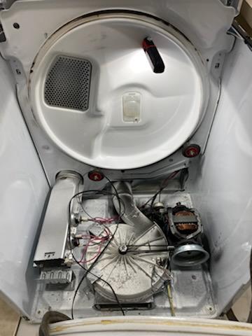 appliance repair electric dryer repair replacement of felt in dryer tumbling drum king st lake helen fl 32744