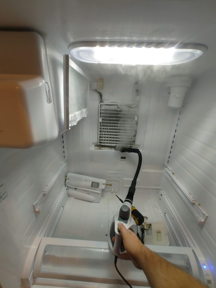 appliance repair refrigerator repair steaming ice and clearing defrost drain deerpath rd debary fl 32713