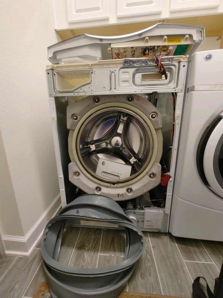 appliance repair washing machine repair front load washer door boot replacement culbreath cove court bloomingdale valrico fl 33596