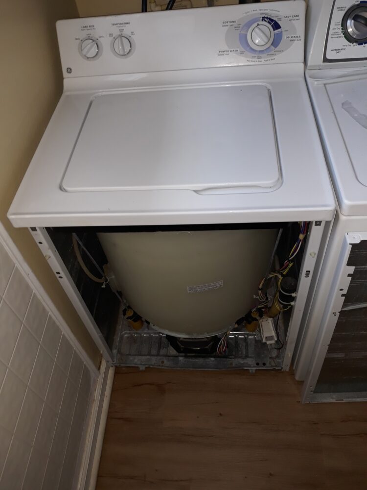 appliance repair washing machine replacement of the drive belt east chapel drive deltona fl 32738