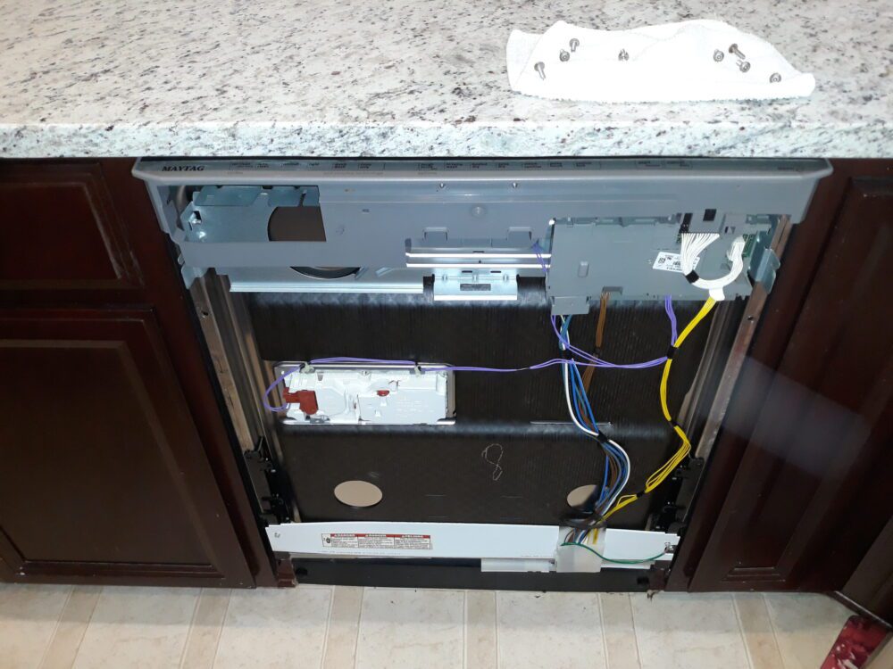 appliance repair dishwasher reapir new main control board replacement ribbon grass lp ruskin fl 33570