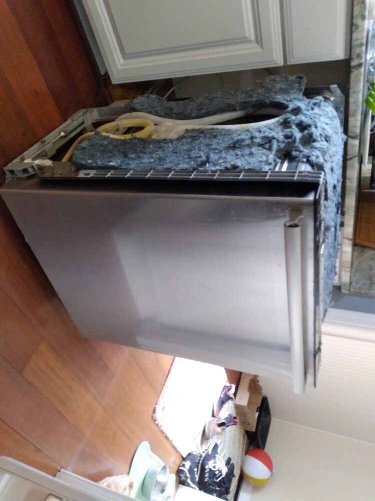 appliance repair dishwasher repair not draining because garbage disposal cap was not removed fern gulley dr seffner fl 33584