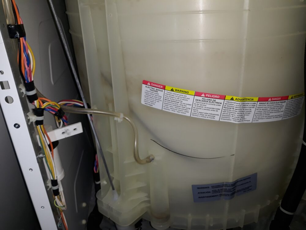 appliance repair dryer repair repair require replacement of the tub cover assembly due to a broken seal tidal bay lane town ‘n’ country tampa fl 33635