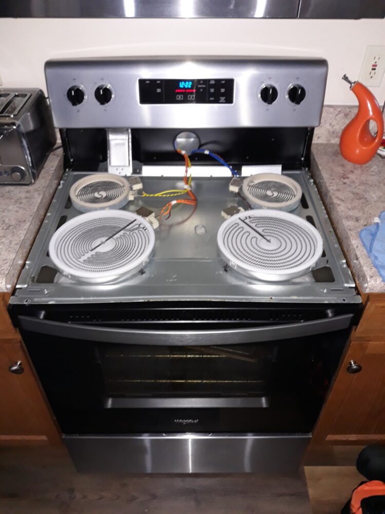 appliance repair oven cooktop repair repair require replacement of the failed element control switch with a closed circuit medical dr hudson fl 34667