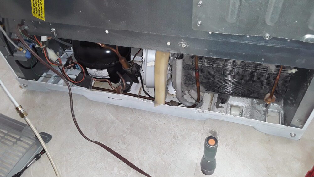appliance repair refrigerator repair defective condenser fan ash ave progress village tampa fl 33619