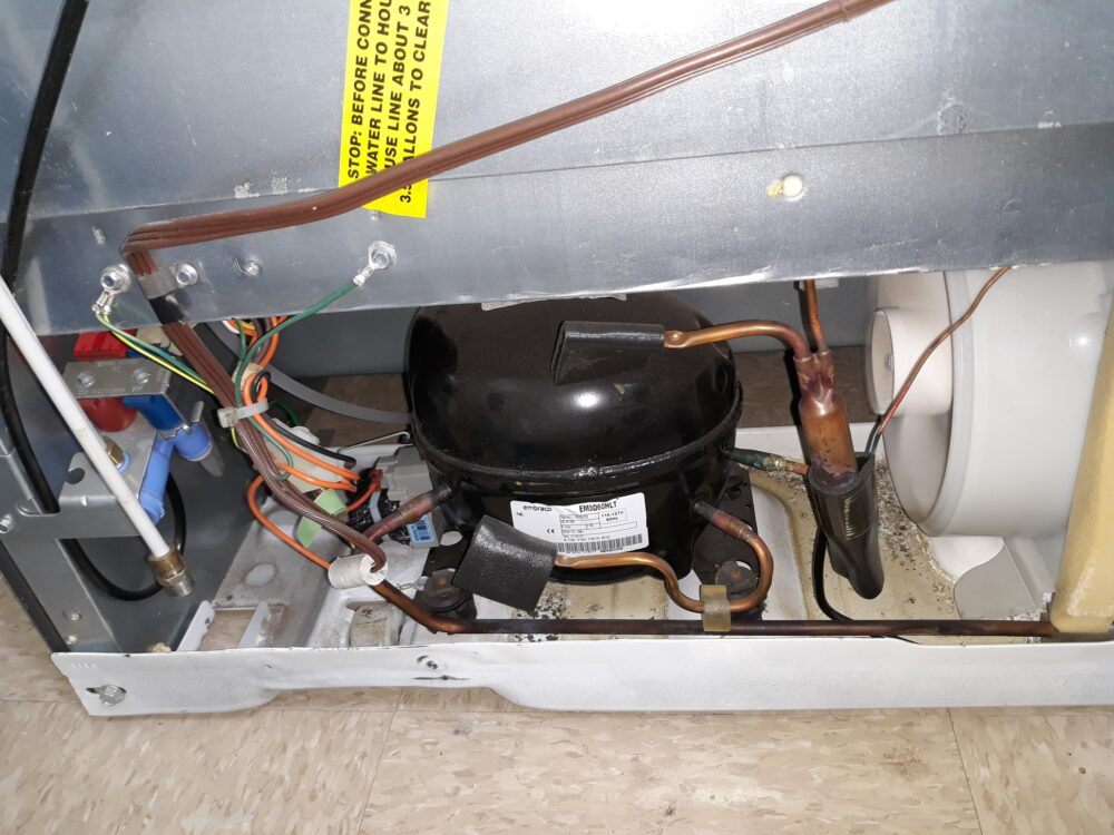 appliance repair refrigerator repair repair required replacement of the failed compressor control switches assembly fl-35 dade city fl 33523