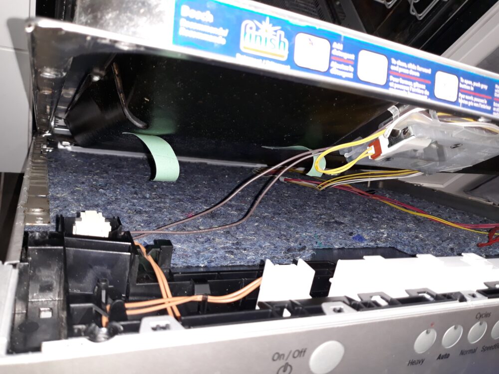 appliance repair dishwasher repair repair require replacement of the failed main control board not sending power to the interface display board van buren street new port richey fl 34653