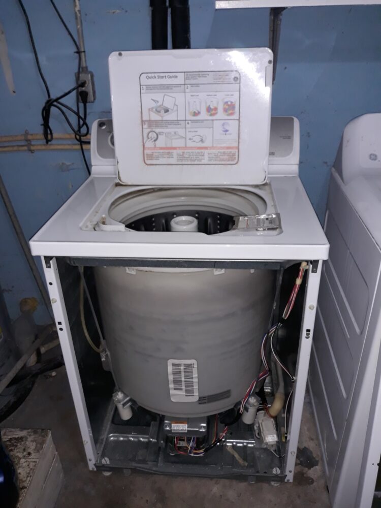 appliance repair washer repair repair require replacement of the balance rods and broken damper, causing unbalanced load conditions n combee rd lakeland fl 33805