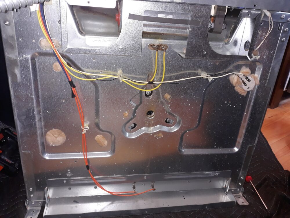 appliance repair oven repair repair required replacement of the open bake element coil, with a new heating element 58th st n largo clearwater fl 33760