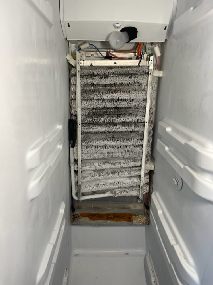 appliance repair refrigerator repair replacement of heating element assembly for proper defrosting williams st jacksonville beach fl 32250