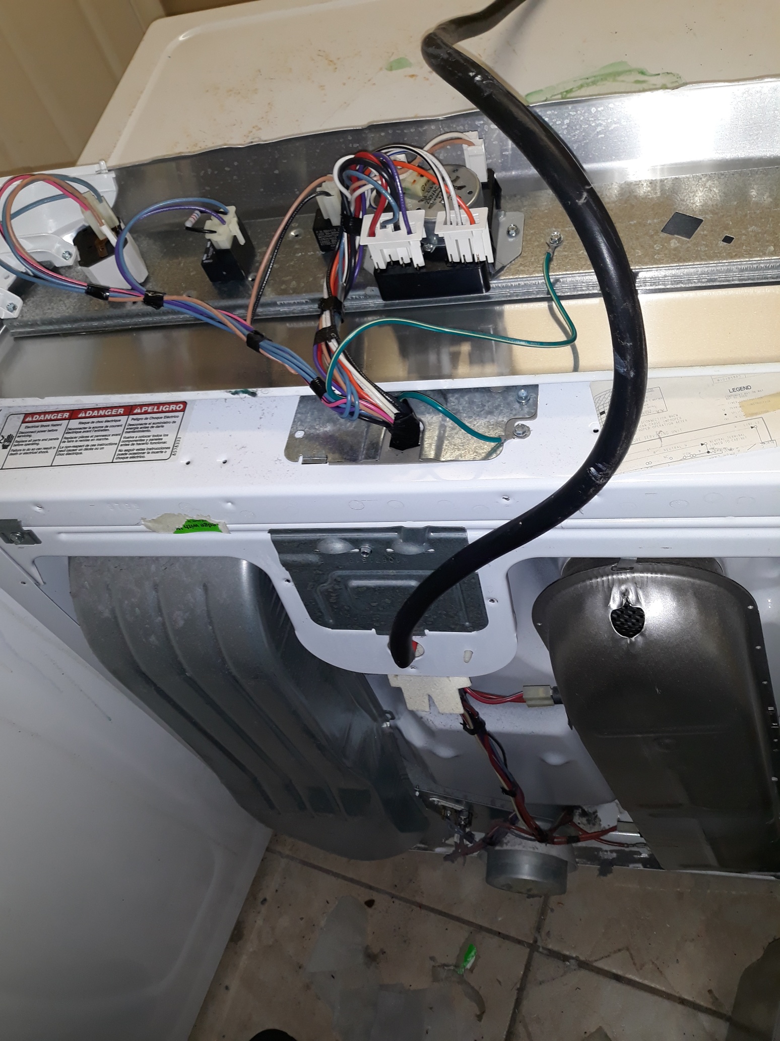 appliance repair dryer repair repair require replacement of several failed parts old river road weirsdale fl 32195