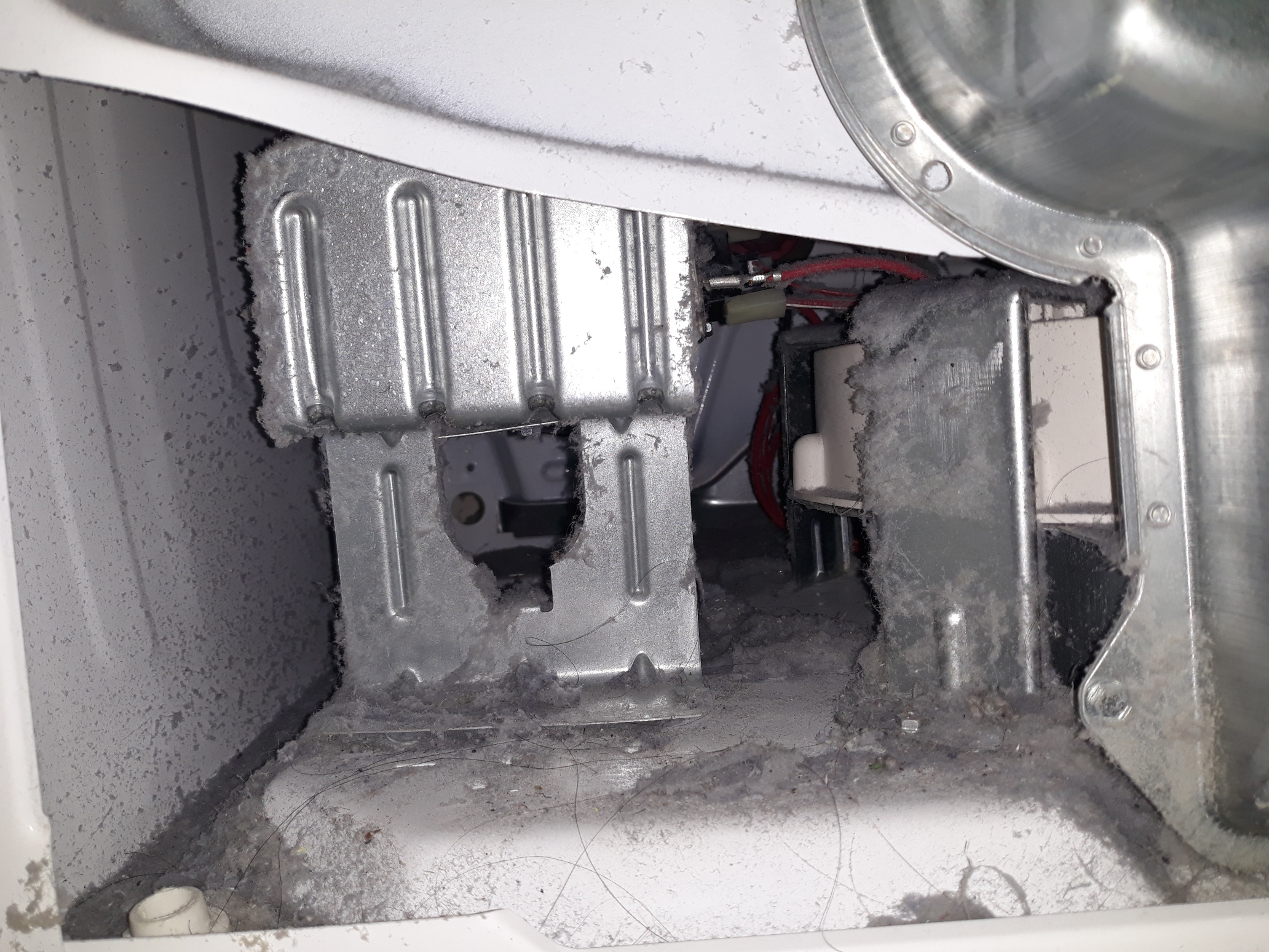 appliance repair dryer repair repair require replacement of the failed heating element assembly and internal lint removal stanton school rd weirsdale fl 32195