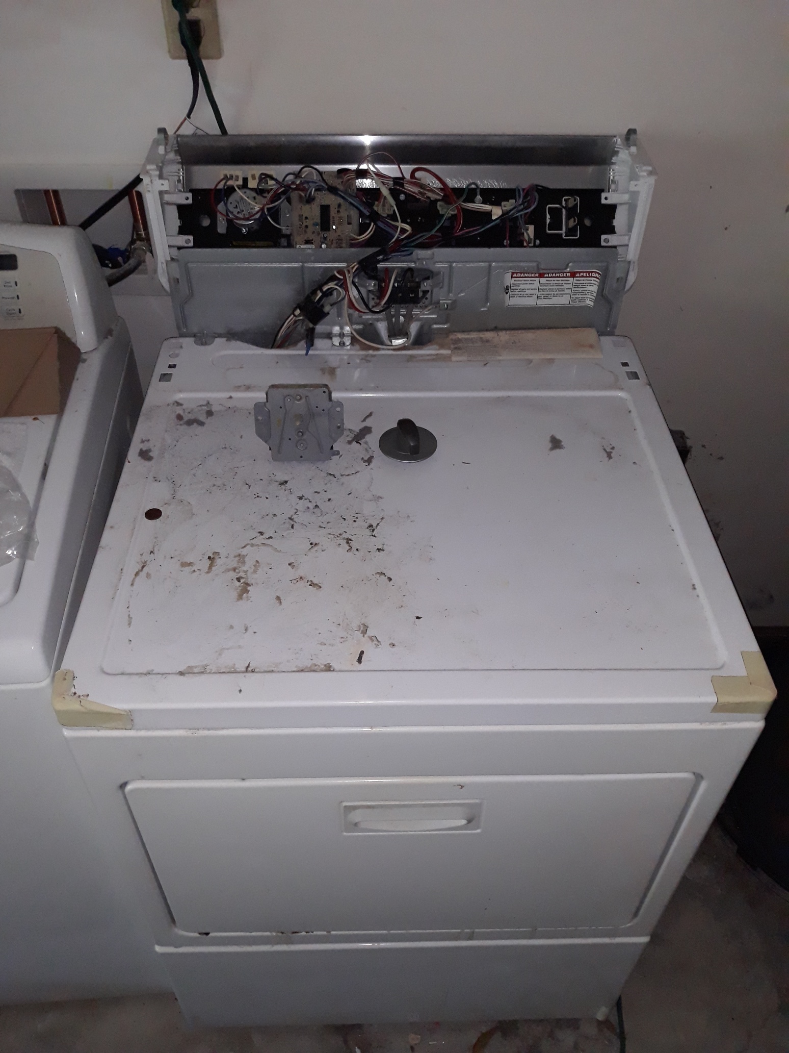appliance repair dryer repair repair required replacement of the failed timer with a new part central avenue coleman wildwood fl 34785