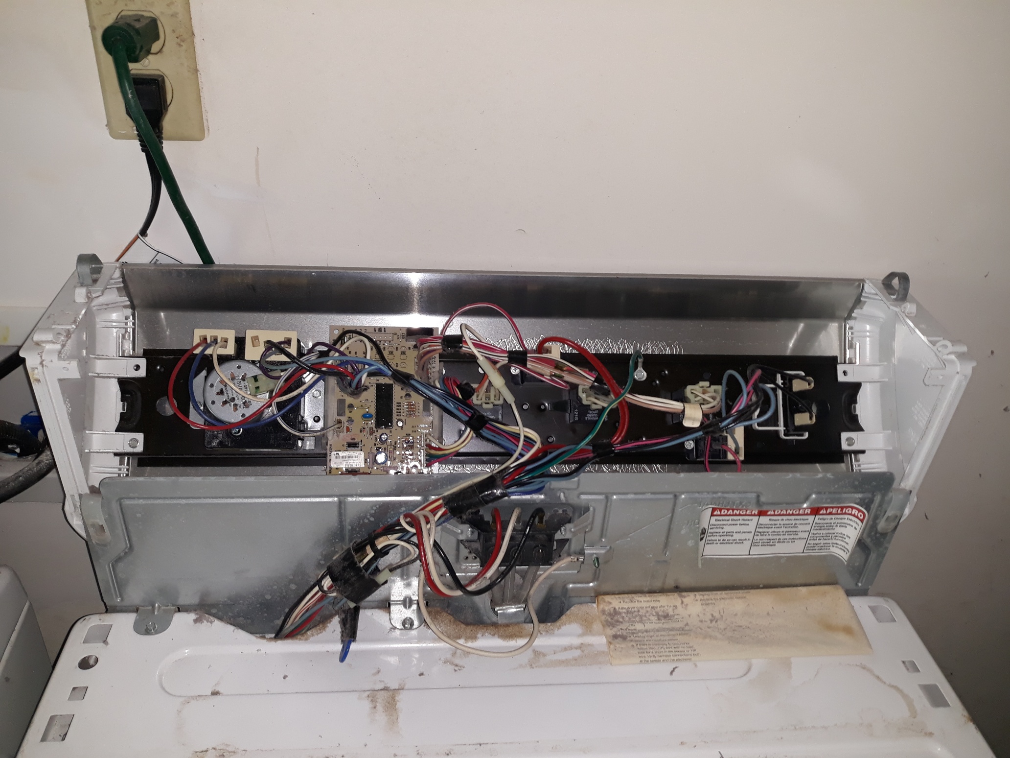 appliance repair dryer repair repair required replacement of the failed timer with a new part magnolia dr coleman fl 33521