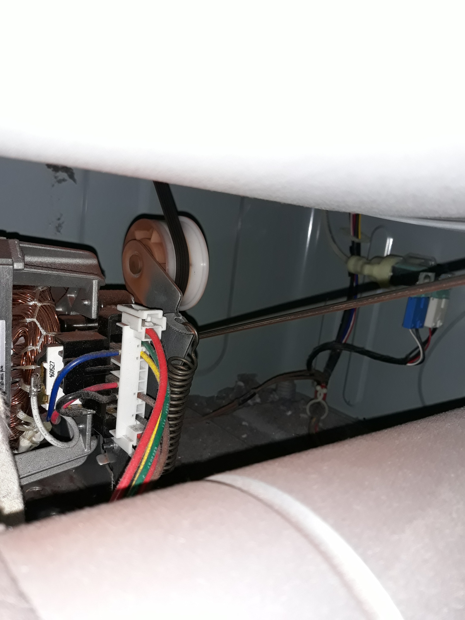 appliance repair dryer repair repair required replacement of the worn idler pulley assembly evans street coleman fl 33521