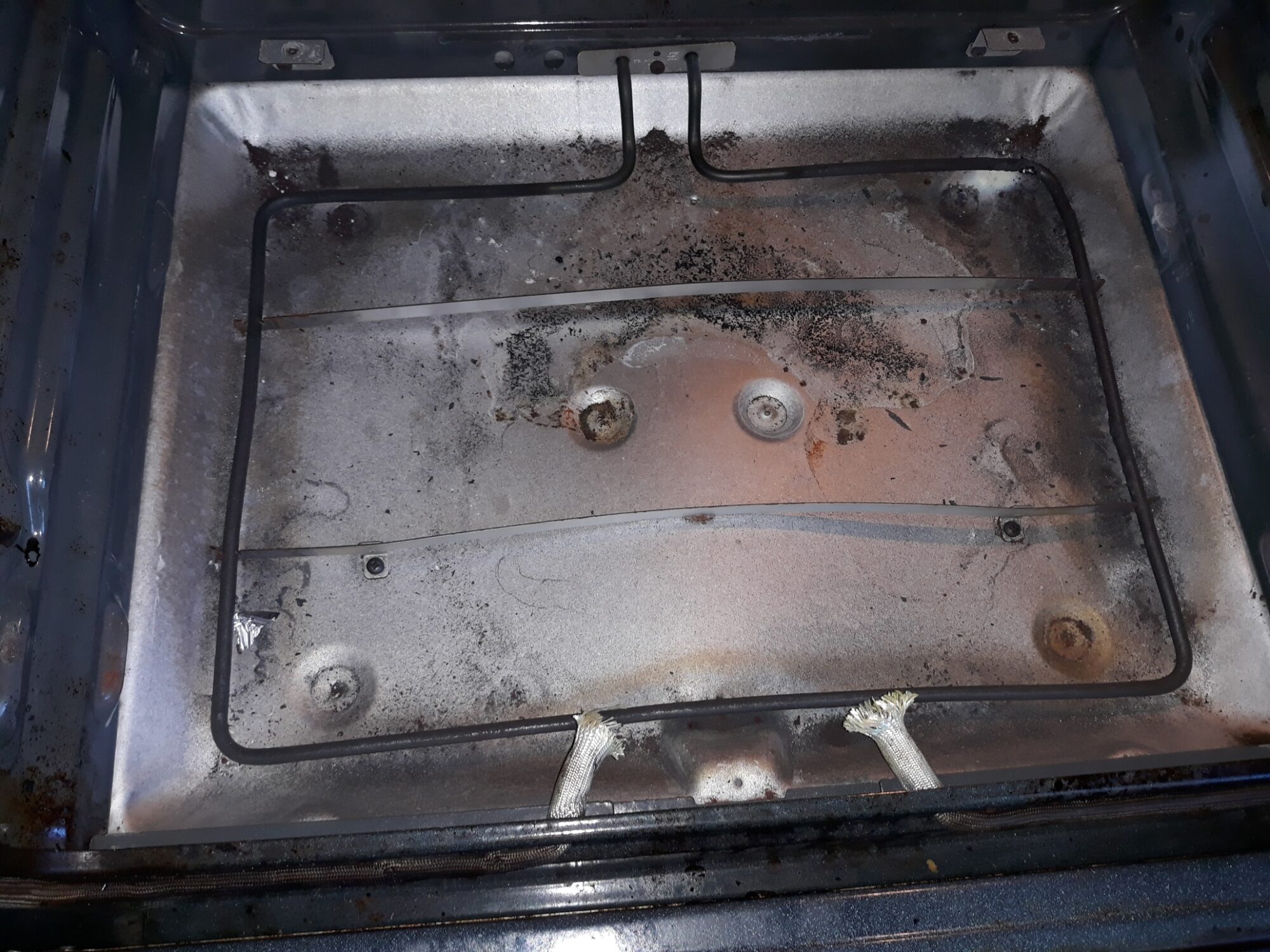 appliance repair oven repair repair require replacement of the shorted and burned out bake element coil assembly with a new part chain o lakes road grand island fl 32735