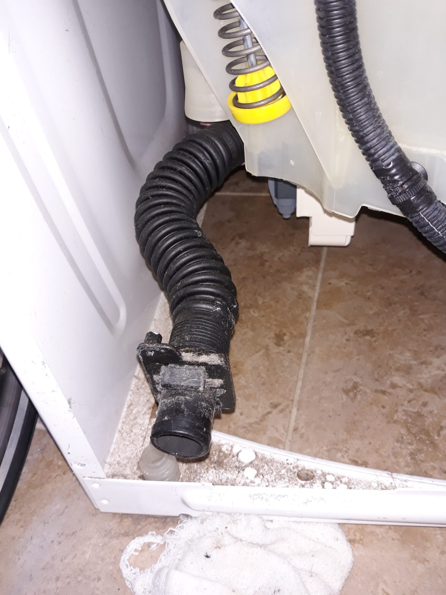 appliance repair washer repair repair required replacement of the broken drain hose with a new part e myrtle st howey-in-the-hills fl 34737
