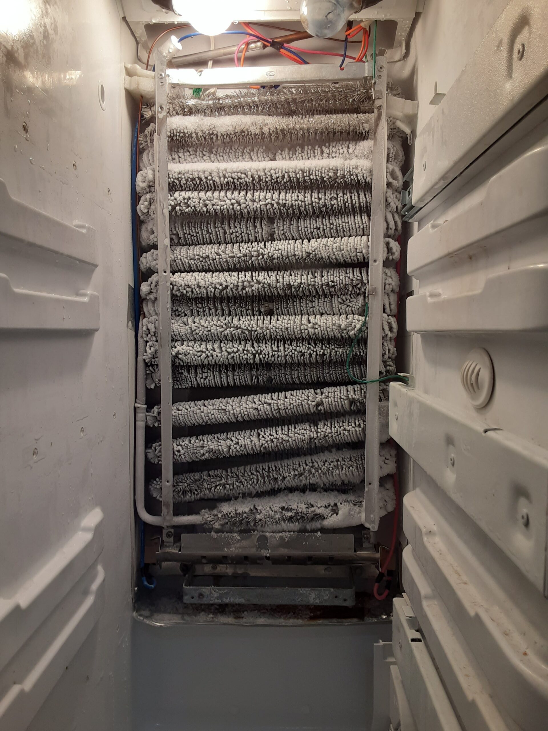 appliance repair refrigerator evaporator fan replaced boy ventura ln bellview fl 32526